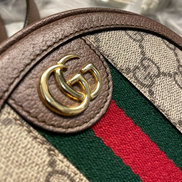 🌹SOLd on IG🌹Gucci Ophidia Mini round backpack - Picture 8 of 16